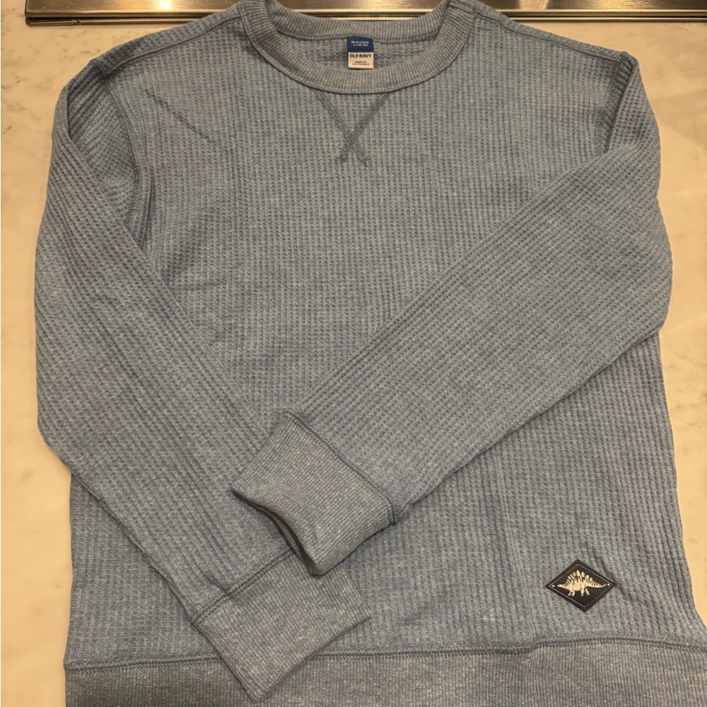 Old Navy Blue Long Sleeve Kids Tee